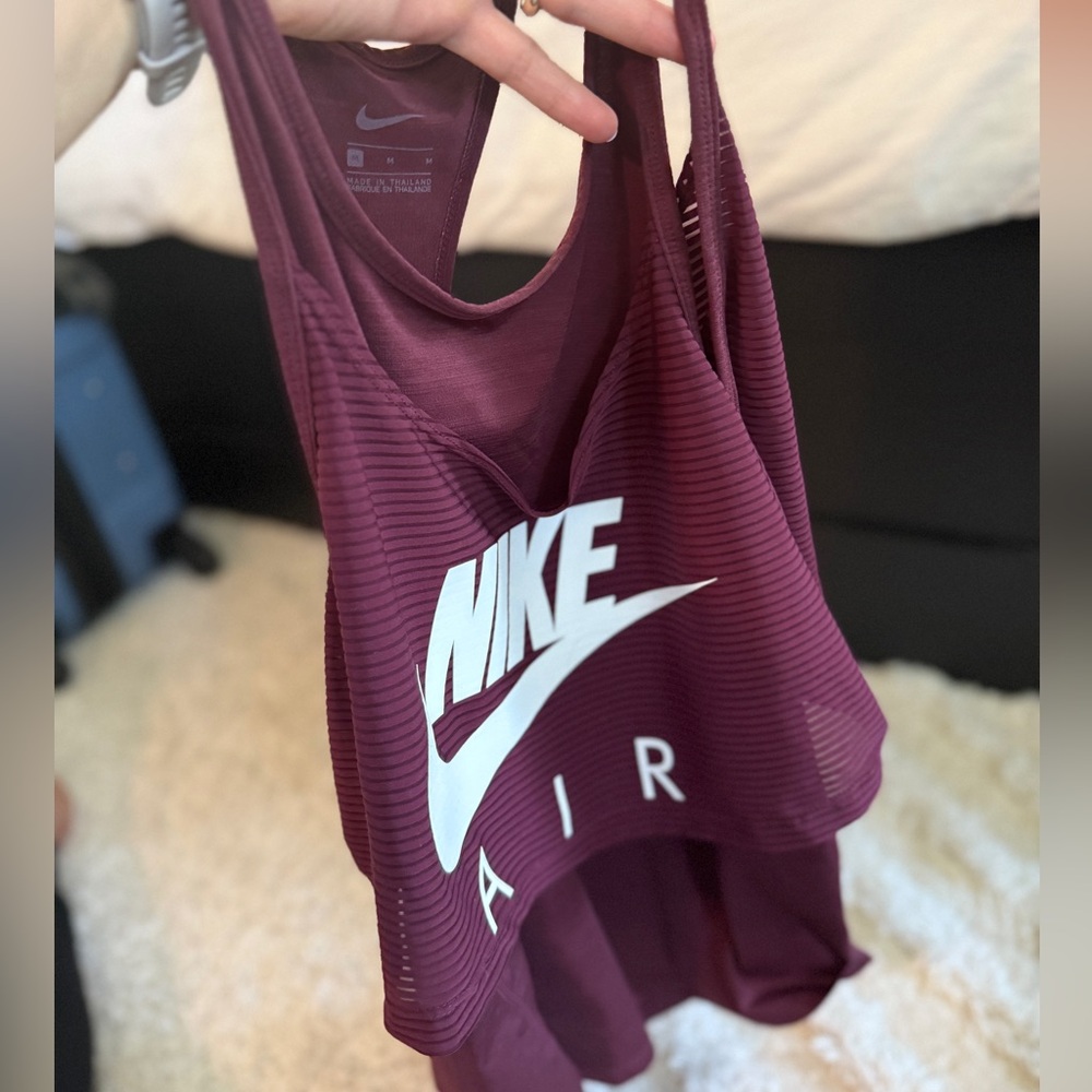 Nike Air Burgundy Tank Top - Picture 2 of 4